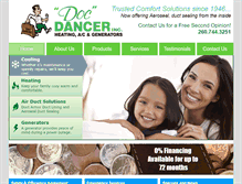 Tablet Screenshot of docdancer.com
